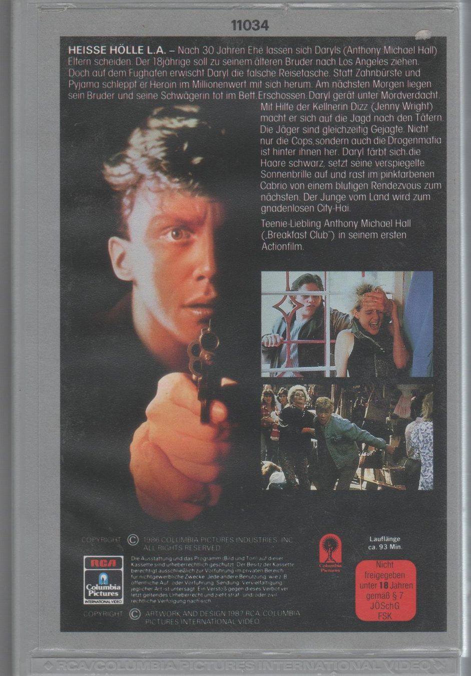 Tutti i VHS: Heisse Hölle L.A. - RCA VHS 11034 – Usato da Remetschwil venduto da Privatflohmi 1