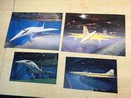 4 Boeing SST Fotos, Überschallflugzeug, Rarität