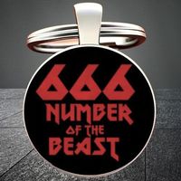 😈🔑 666 Beast Number Schlüsselanhänger – Teuflisch! 😎🔥