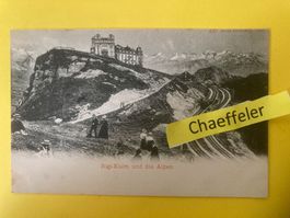 1900 Rigi-Kulm und die Alpen.