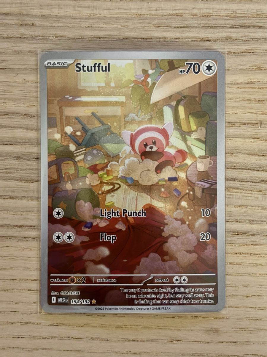 Pokémon Carte collezionabili: 🎀 Pokémon Stufful #154 Mega Evolution 🎀 – Nuovo (secondo la descrizione) da Biel/Bienne venduto da CutieCardCollector