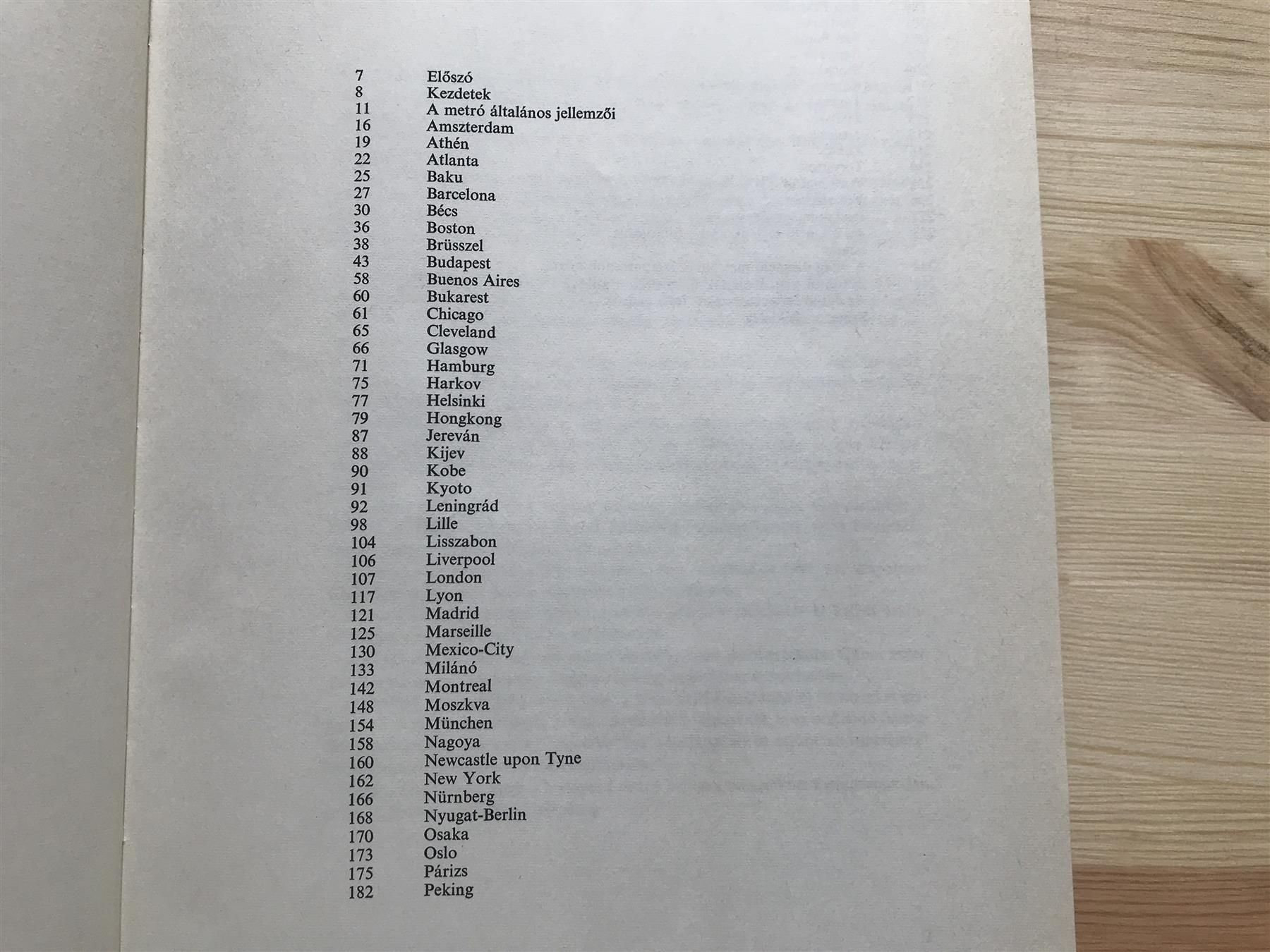 Libri: AKTION: Buch A Vilag Metroi – Usato da Malters venduto da Marosko 1