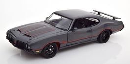 Oldsmobile 442 W30 Street Fighter 1970 dunkelgrau / rot /