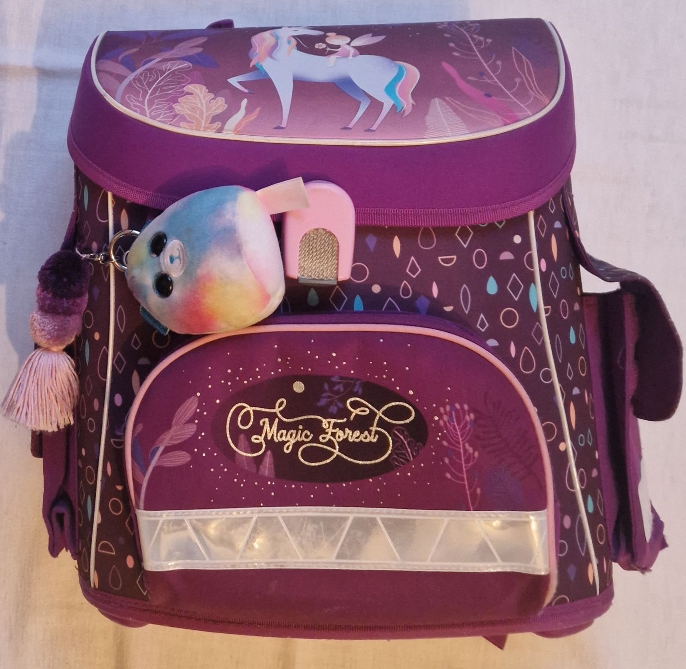 Borse & Zaini: Magic Forest Einhorn Schulrucksack Lila inkl. Turnbeutel – Usato da Muri b. Bern venduto da rol_xtf8