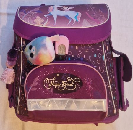 Magic Forest Einhorn Schulrucksack Lila inkl. Turnbeutel
