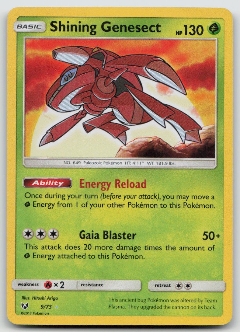 Pokémon Carte collezionabili: Pokemon Shining Genesect 9/73 EN 2017 – Usato da Lugano venduto da VlaseCard