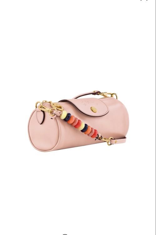 Longchamp Borse da donna: Longchamp Umhängetasche Rosa Leder – Usato da Basel venduto da astwo 2