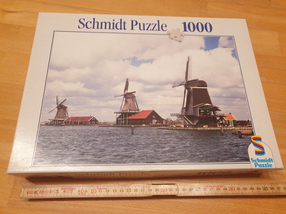 Pintoo Puzzle – Zaanse Schans Niederlande, 1000 Teile, Kunststoff, Wasserabweisend