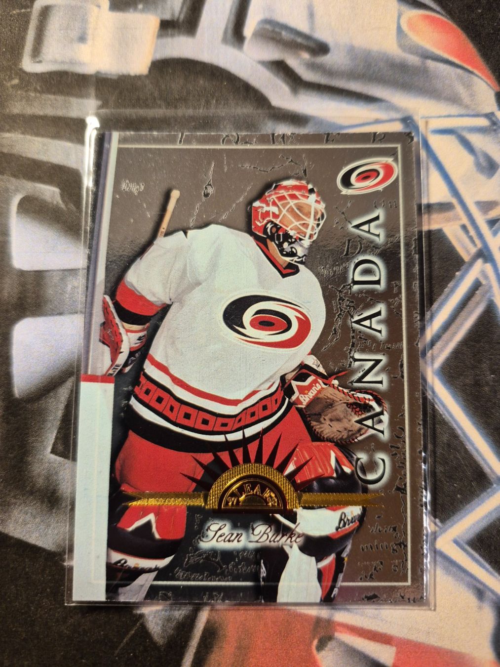 NHL Carte collezionabili: NHL Sean Burke Carolina Hurricanes – Usato da Treiten venduto da Sauber73