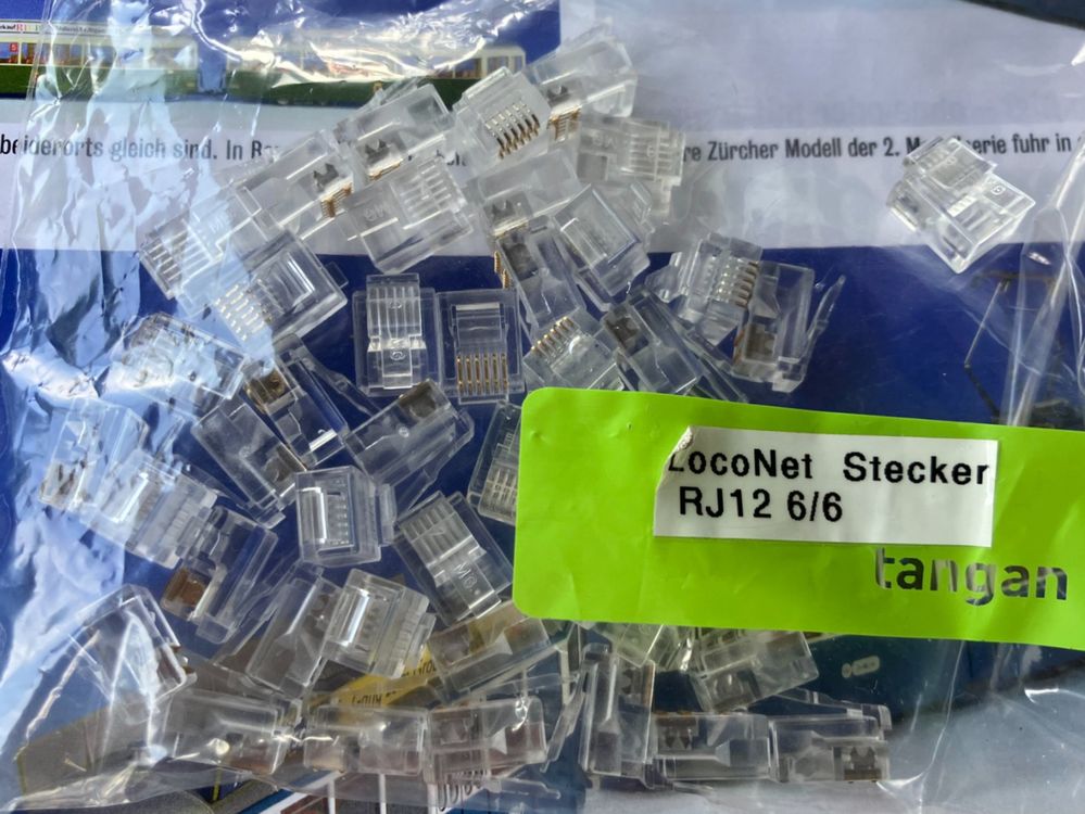 Modelleisenbahnen: LokoNet Stecker RJ12 6/6 - neuwertig – Neu (gemäss Beschreibung) aus Thun von retoolinoo 1