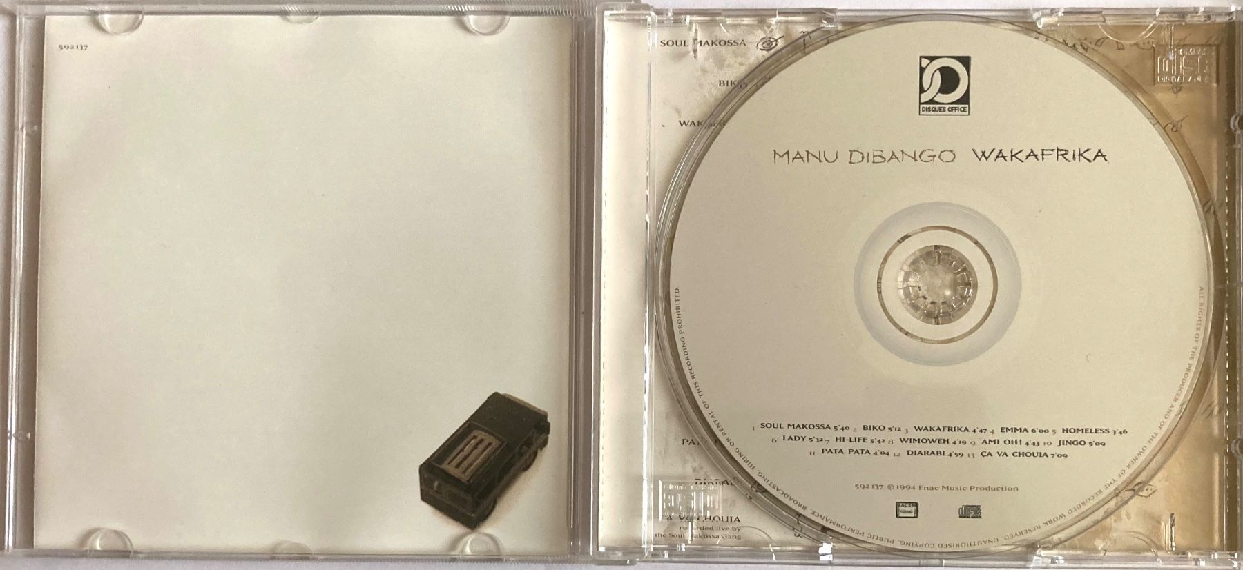 CD: MANU DIBANGO - WAKAFRIKA – Usato da Poliez-Pittet venduto da Newtown-Records 2