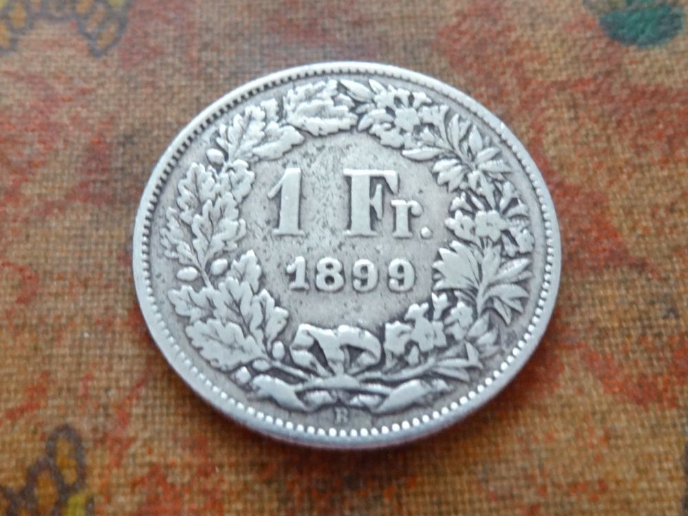 Tutti le monete: 1 Fr. 1899  (Y) – Usato da Romanel-sur-Lausanne venduto da Swift13