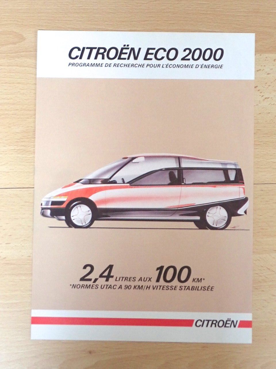 Citroën Documenti: Citroen ECO 2000 Prototype - Prospekt FR - Y004 – Usato da Winterthur venduto da 602ccm