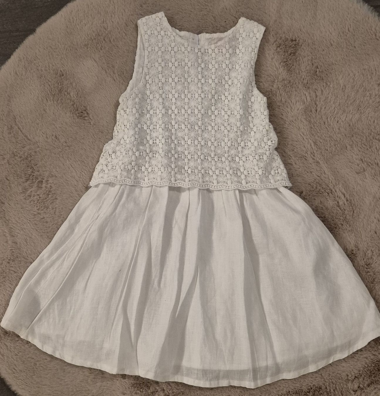 C&A Vestiti & Gonne: Robe blanche avec dentelle, taille 6 ans – Nuovo (secondo la descrizione) da Le Locle venduto da Arya4