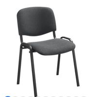 neuer Stapelstuhl ISO Basic, Gestell schwarz, anthrazit
