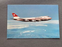 Ansichtskarte Swissair Boeing 747 B gebraucht Zustand