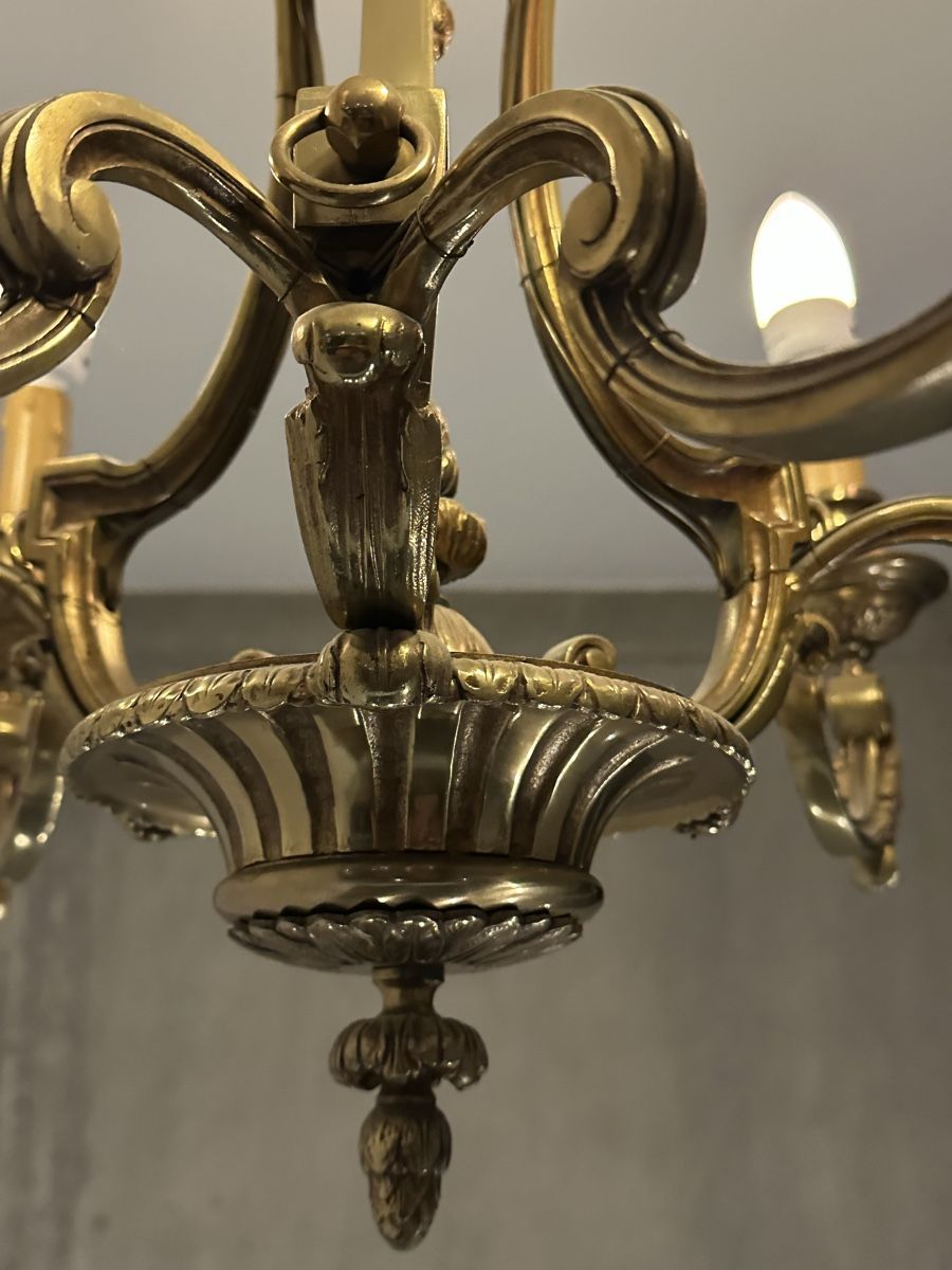 Lampadari & plafoniere: Antiker Kronleuchter aus Messing – Usato da Oberdorf SO venduto da Kriss12 2