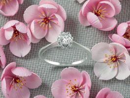 COLUMNA SA, Biel, Diamant - Ring, 0.28 ct H/VS