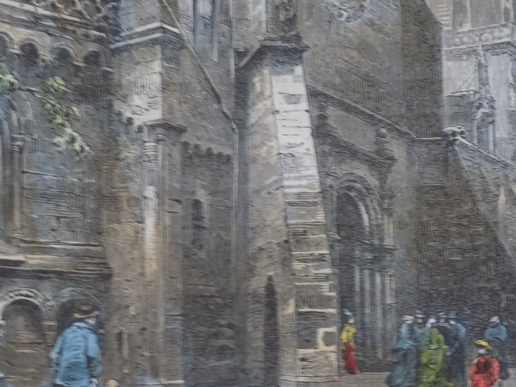 Gravures: Basel Kathedrale koloriert – D'occasion à Risch par Rischli15 5
