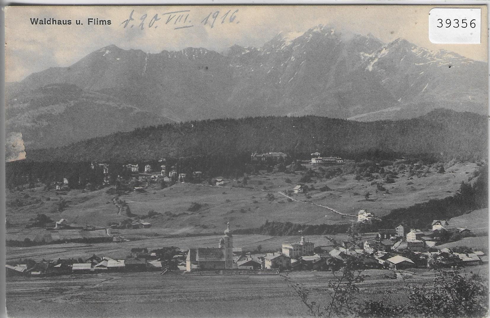 Cartes postales: Waldhaus und Flims – D'occasion à Ettingen par Kartenplanet
