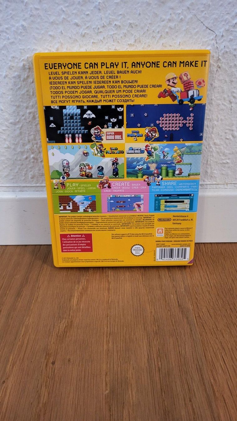 Nintendo Jeux: Nintendo Wii U- Super Mario Maker – D'occasion à Münsingen par DigitaleSpielecke 1