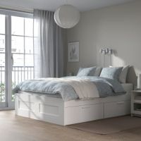 140x200 - IKEA Bett + neue unbenutzte Federkernmatratze OVP
