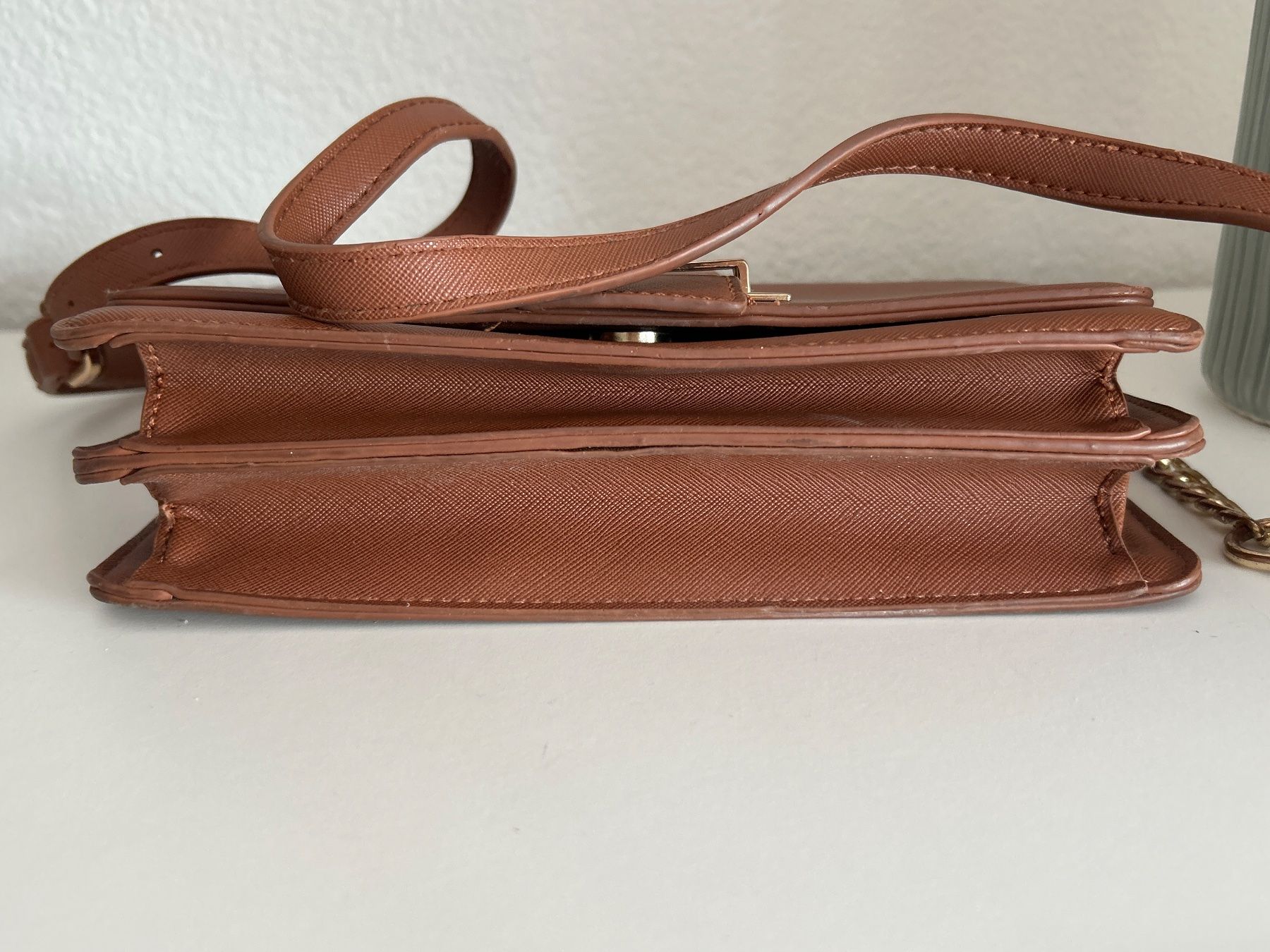 Taschen für Damen: Damen Umhängetasche braun – Gebraucht aus Brunnen von Nala2929 6