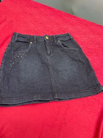 Mädchen Jeans Jupe Rock schwarz by Tchibo 134/140