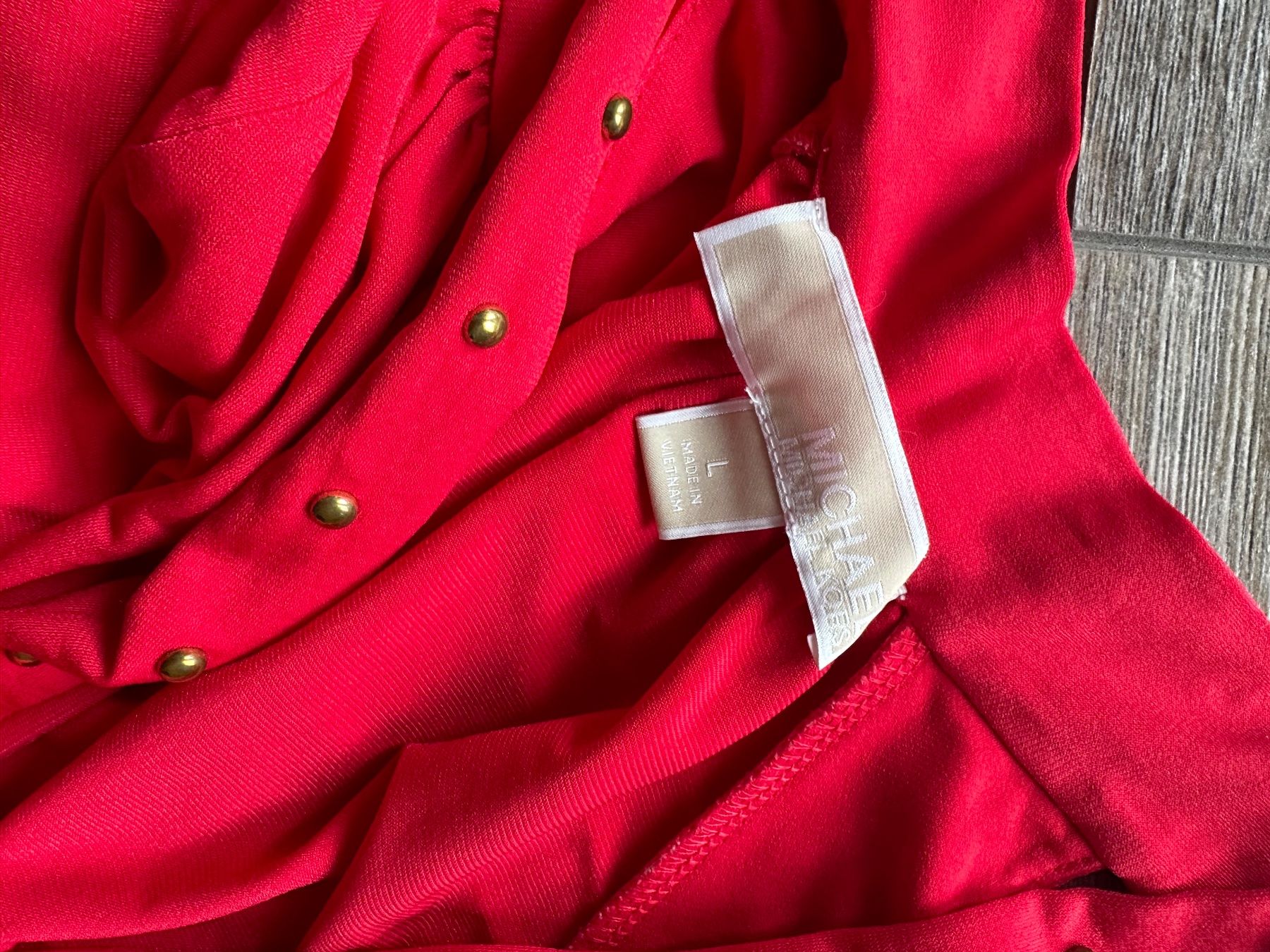 Michael Kors Camicette: Michael Kors Bluse Rot L – Nuovo (secondo la descrizione) da Rheineck venduto da Evi170 1