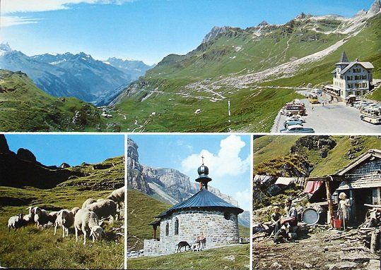 Ansichtskarten: 2x AK KLAUSENPASS Auto, Postauto, Schafe – Neu (gemäss Beschreibung) aus Jona von philajona