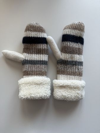 Winterhandschuhe/Fausthandschuhe, warm gefüttert, One Size