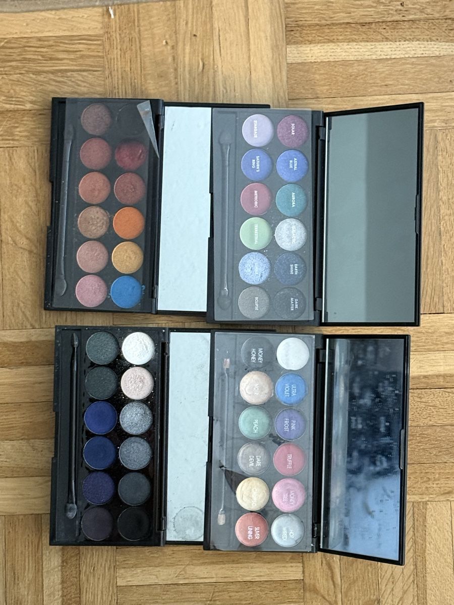Make-up: 4 Sleek Lidschatten Paletten Set – Gebraucht aus Thun von tahari