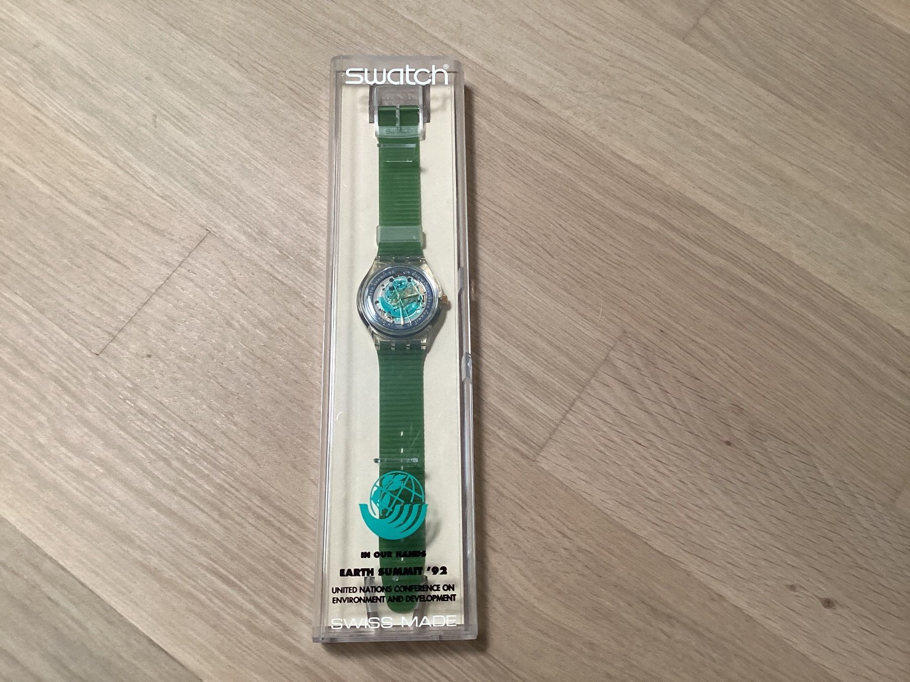 Swatch Uhren: Swatch Automatic Earth Summit 1992 – Neu und originalverpackt aus Flawil von Barschfreak