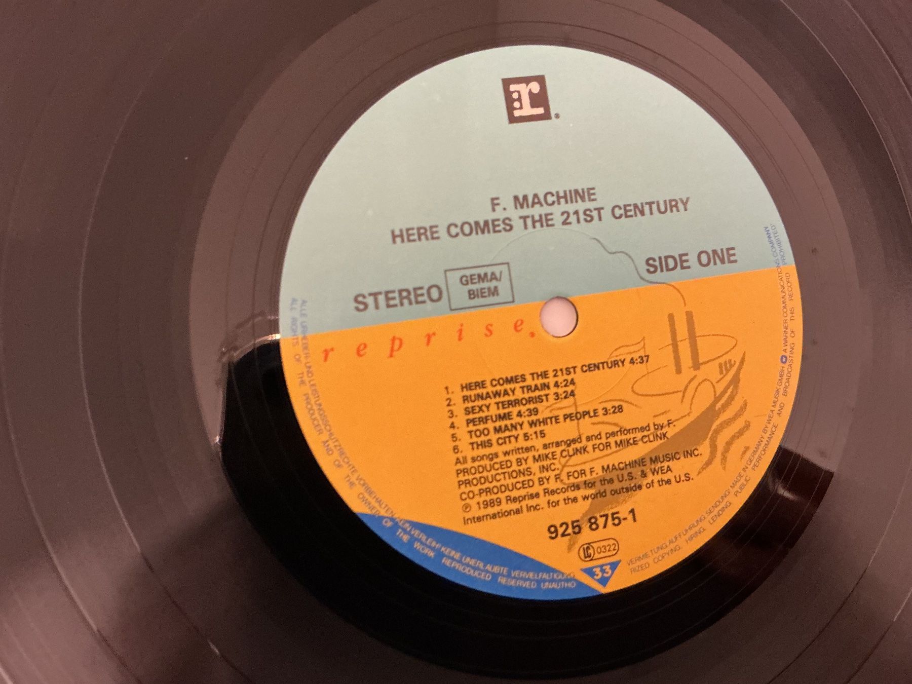Vinyles: F Machine LP - Here Comes 21th Century – D'occasion à Winterthur par Tumko_7_Vinyl 1