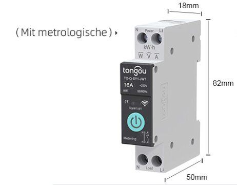 Schalter: Universal Smart WIFI Schalter Mit Metering 16A – Neu und originalverpackt aus Châtelaine von topshop.switzerland 1