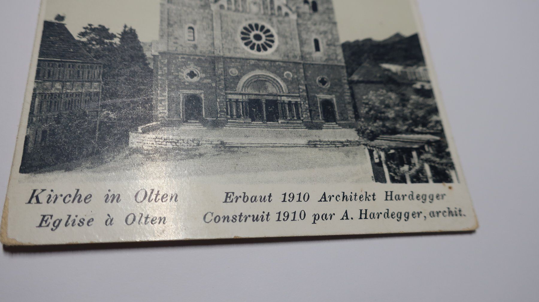Cartoline postali: Kirche in Olten   Eglise à Olten – Usato da Cormoret venduto da Pascalll2001 2