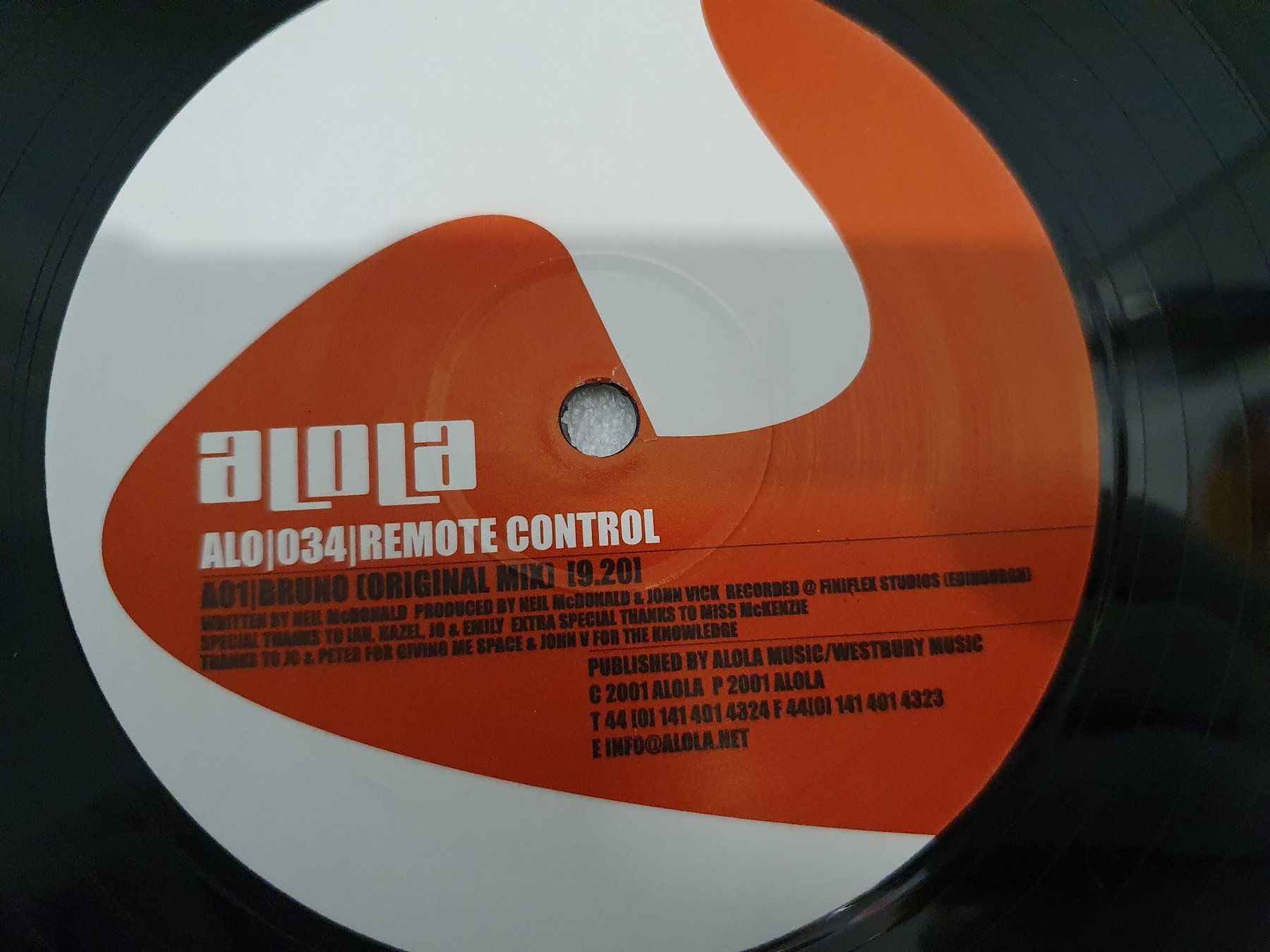 Schallplatten: Remote Control – Bruno (Progressive House, House) – Gebraucht aus Uster von Vinyl-Leidenschaft 3
