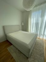 BOXSPRINGBETT HELLGRAU IKEA DUNVIK 160X200