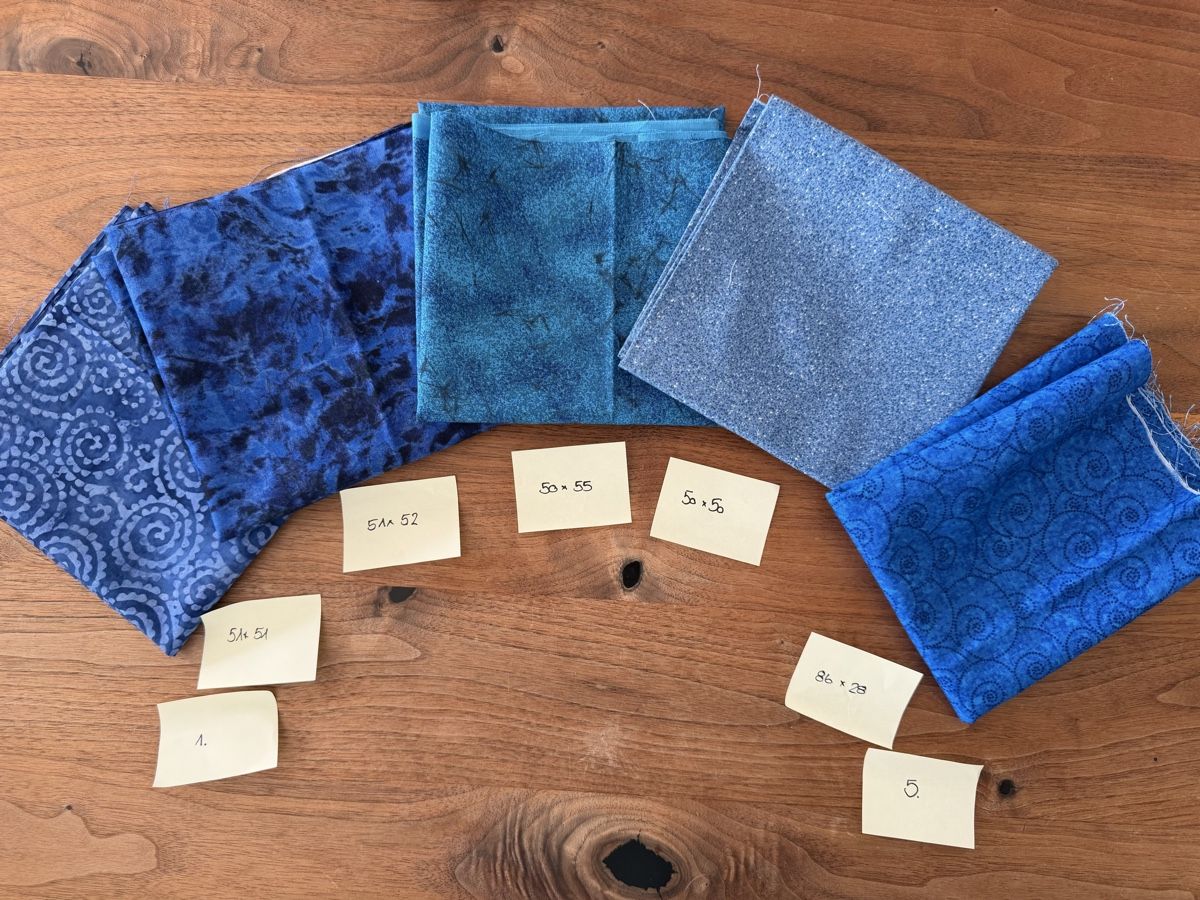 Stoffe: Stoff-Packet in blau – Neu (gemäss Beschreibung) aus Breitenbach von tinkerbell25