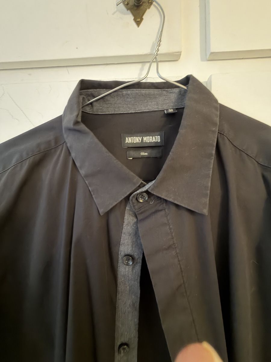 Hemden: Camicia Antony Morato Slim nera taglia 50 – Gebraucht aus Lugano von can_xdd8 2
