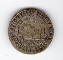 (1163) Schweiz, Fribourg, 10 Kreuzer 1709, selten