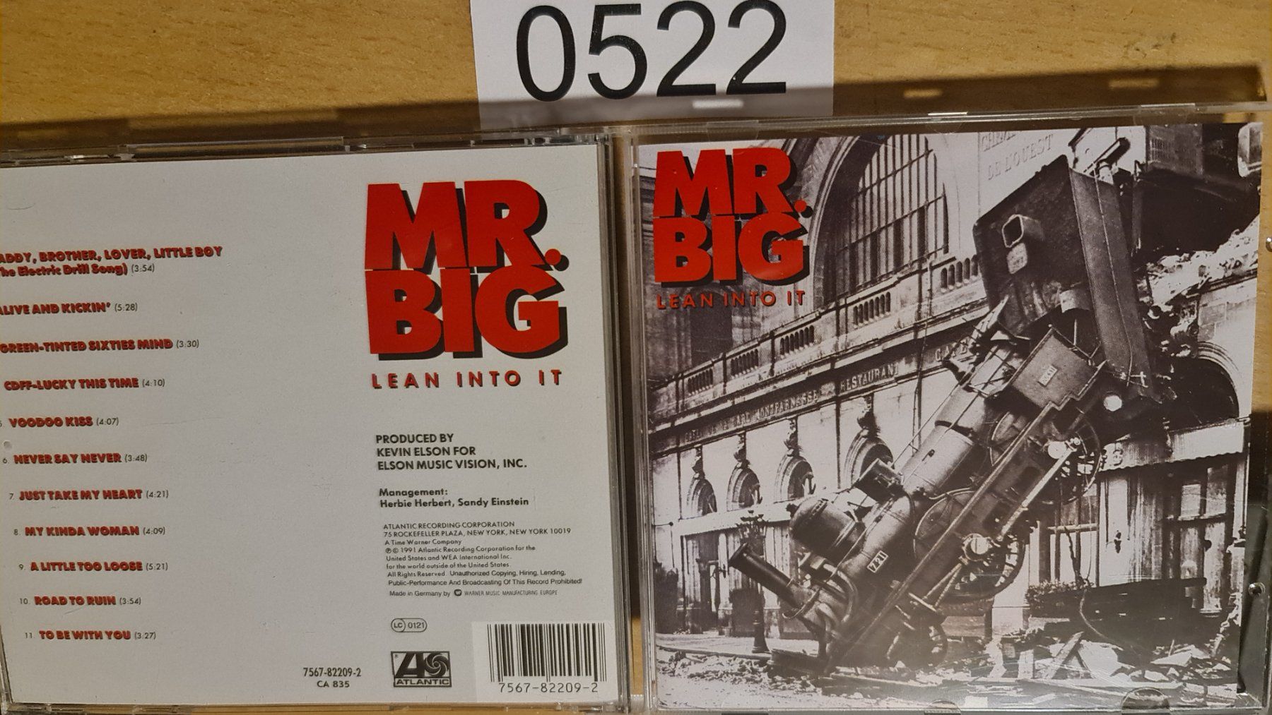 CD: Mr. Big - Lean Into It (CD, Rar) – Usato da Dintikon venduto da Vexi