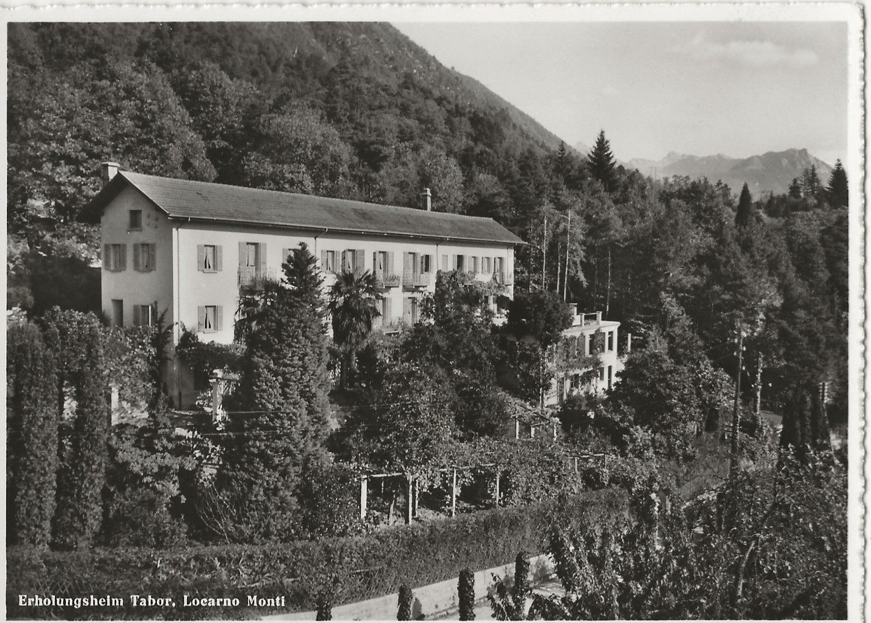 Cartoline postali: Erholungsheim Tabor, Locarno Monti – Usato da Frauenfeld venduto da Merk52