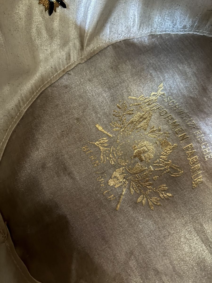 Schweizer Armee Uniformen: Tschako 1898 Infanterie – Gebraucht aus Gutenswil von Antiques77 5
