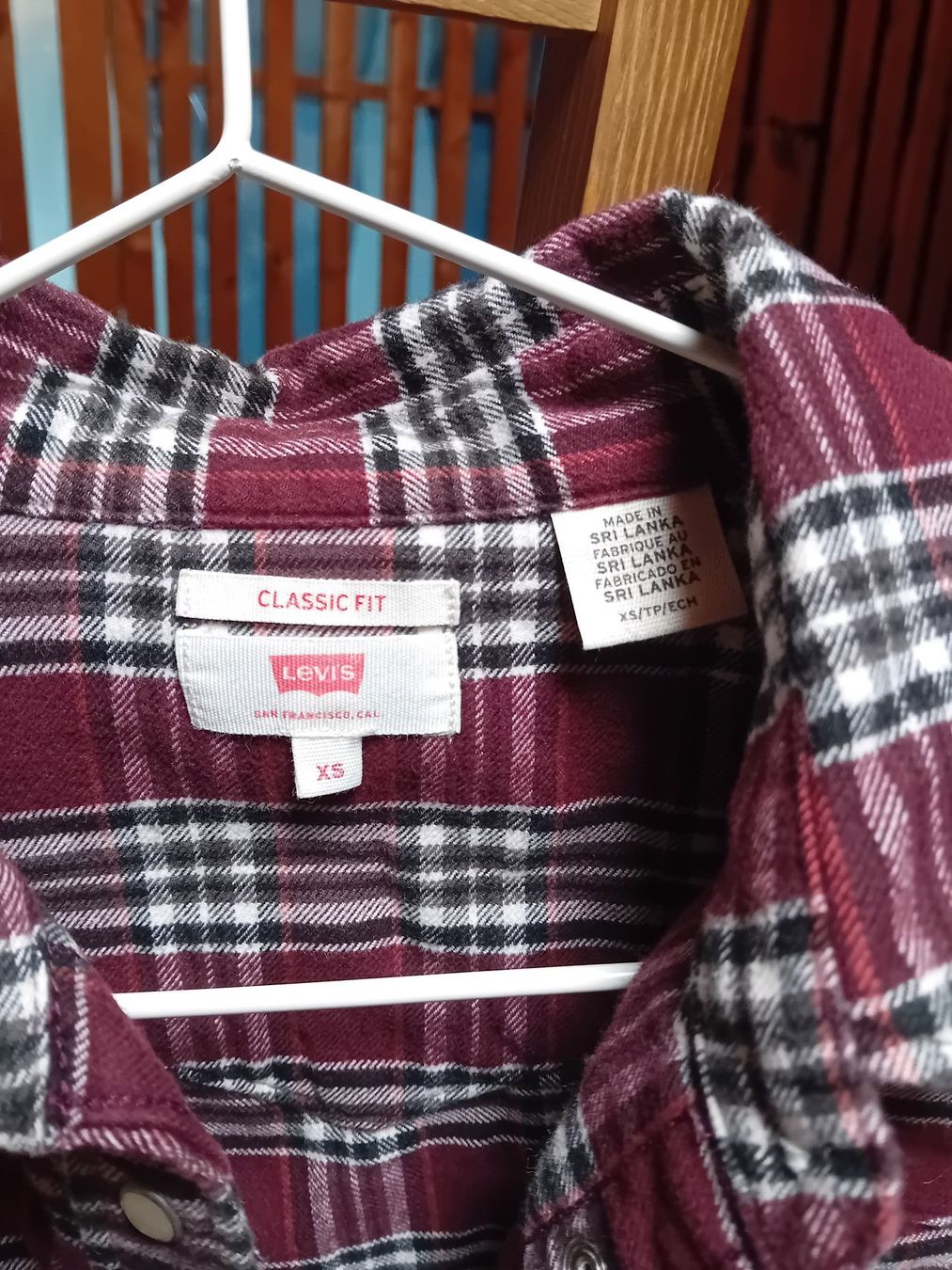 Camicette: Levi's karierte Hemdbluse – Usato da Zürich venduto da Melianea 2
