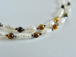 Barockperlen mit Tigerauge
