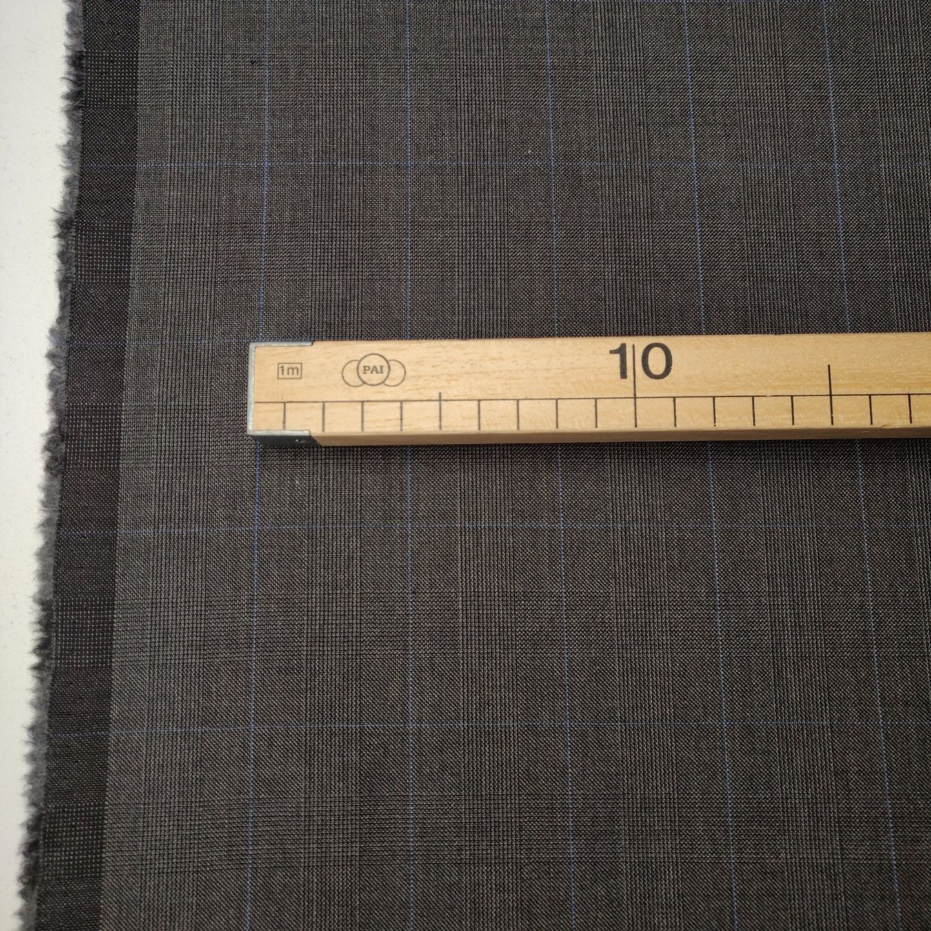 Stoffe: Top Designer  Merino Stoff Elastan 1.57x1.52m grau-lightlblu – Neu (gemäss Beschreibung) aus Lufingen von Voyager7 1