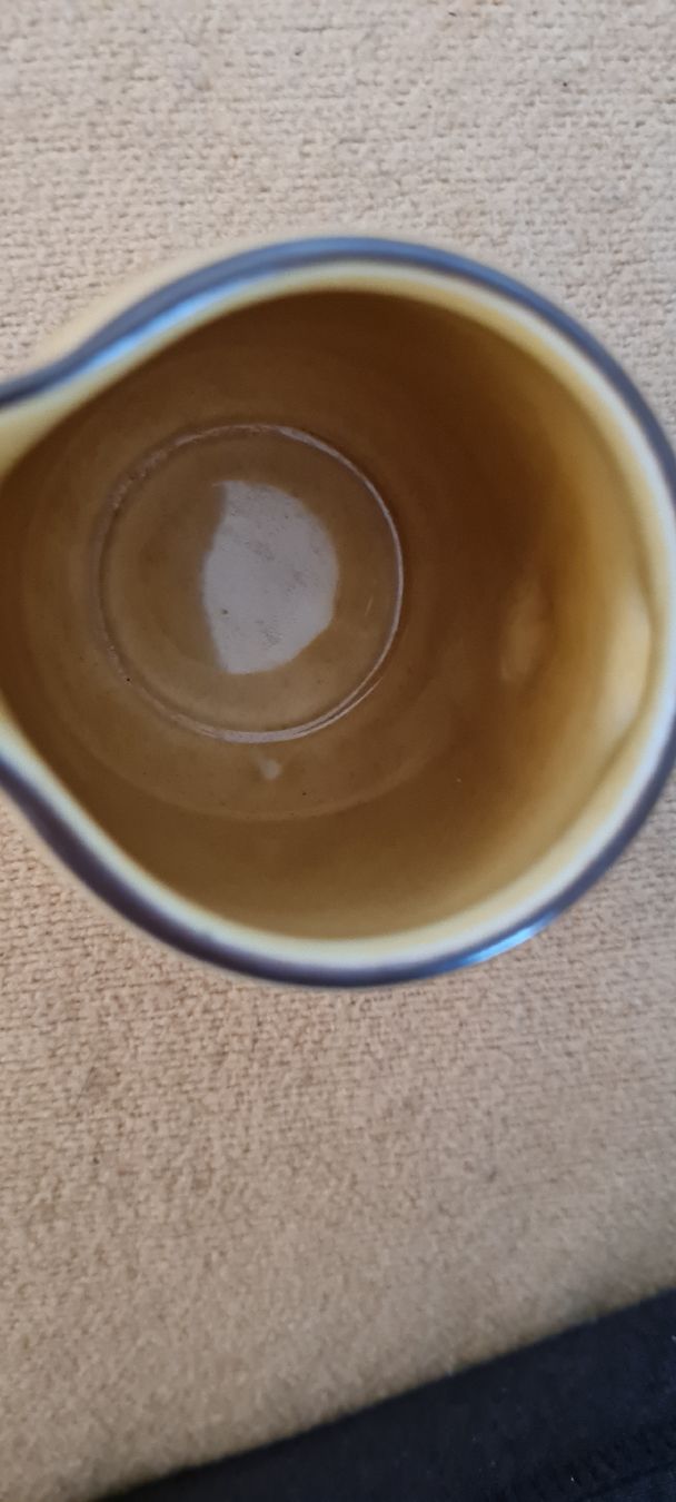 Rössler Teiere: Rössler senffarbenes Milchkännchen, – Nuovo (secondo la descrizione) da Münsingen venduto da Cuci31 3
