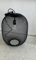 Magnifique lampe noire design