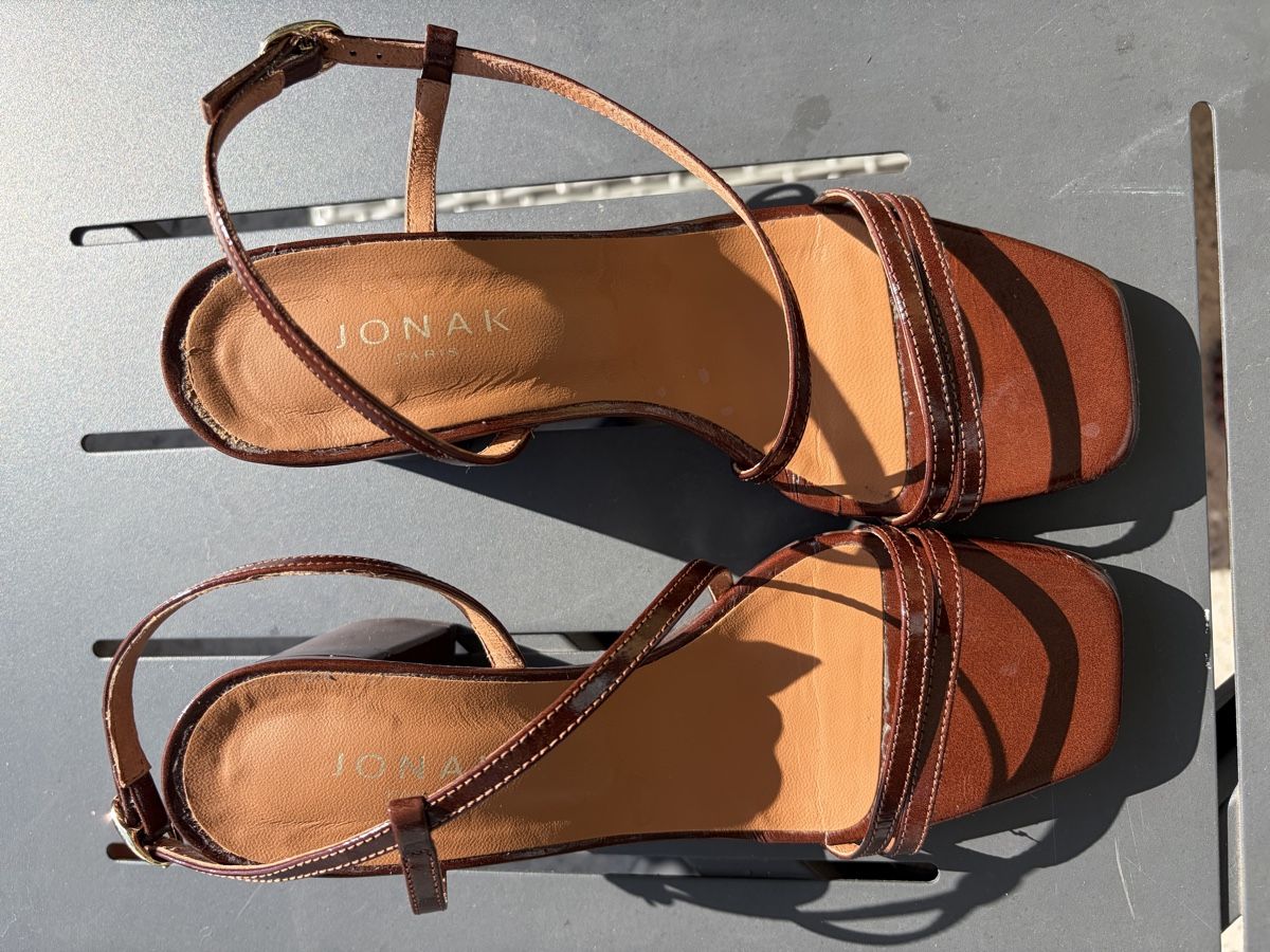 Jonak Scarpe da donna: Jonak Leather Sandales 95% New Size 38 – Nuovo (secondo la descrizione) da Zürich venduto da jcl_drd5 3